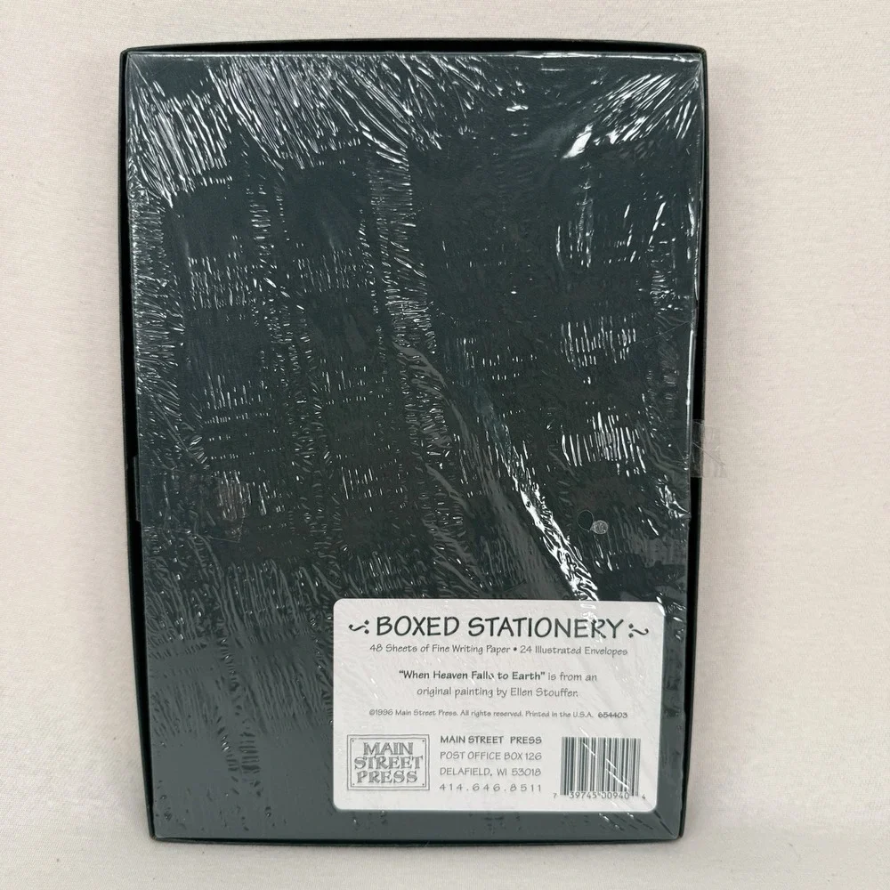 Main Street Press Stationary When Heaven Falls to Earth 48 Sheets 24 Envelopes
